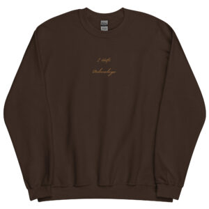 Brown "I Hate Wednesdays" Crew Neck