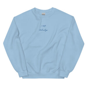 Blue "I Hate Wednesdays" Crew Neck