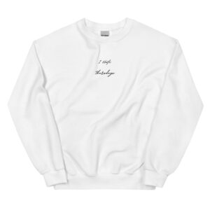 White "I Hate Thursdays" Crew Neck